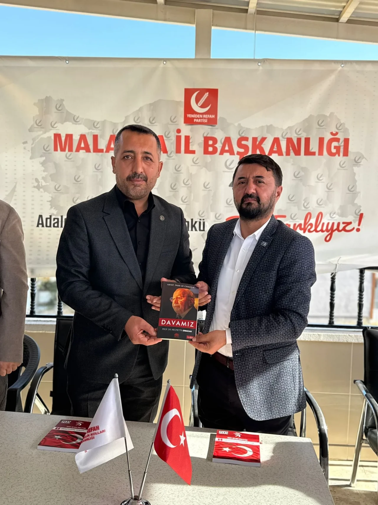 İki parti başkanı buluşup Malatya meselelerini konuştu