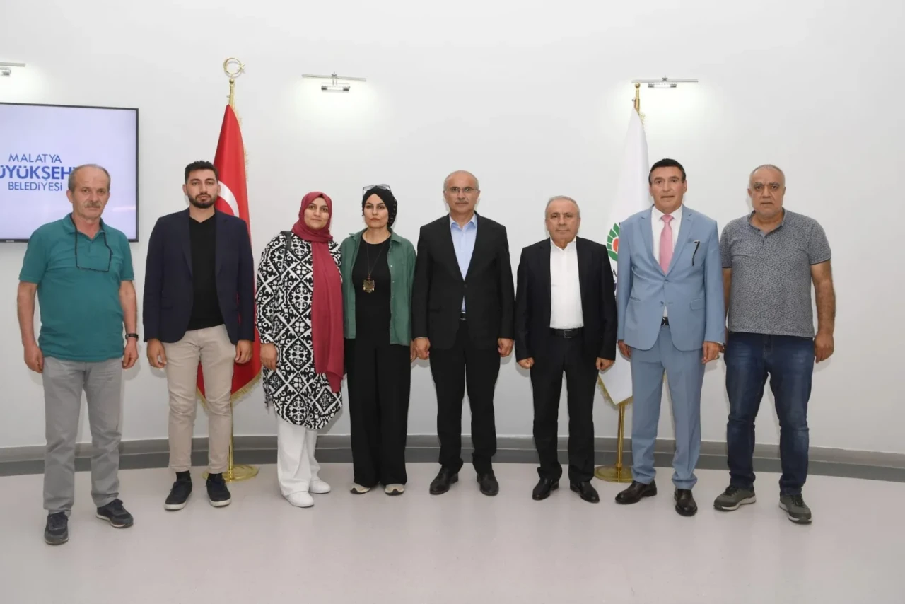 Malatya'da Basın mensuplarından Başkan Sami Er’e ziyaret