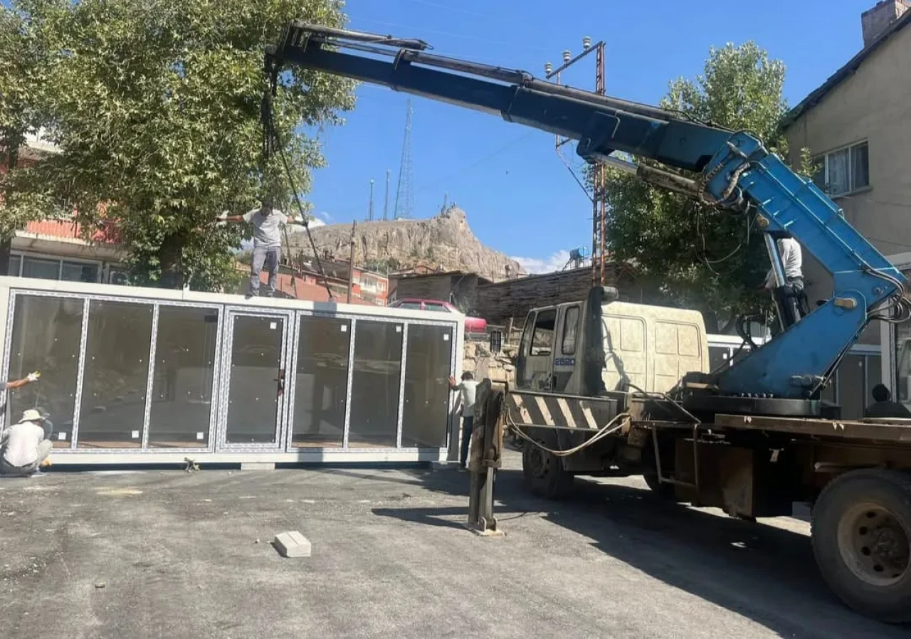 Malatya Hekimhan İlçesi Konteyner Çarşısına Kavuşuyor!