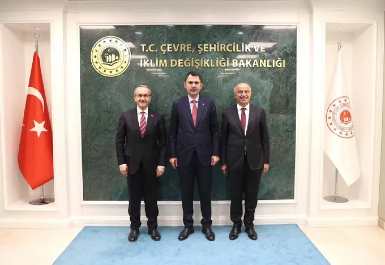 Vali Seddar Yavuz ve Başkan Sami Er Ankara'da Kurum'u ziyaret etti!