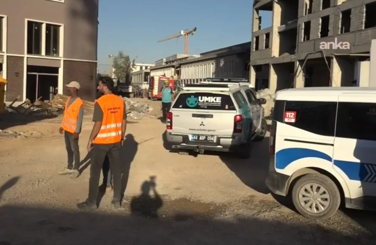 Malatya'da göçük altında kalan işçi kurtarılamadı !