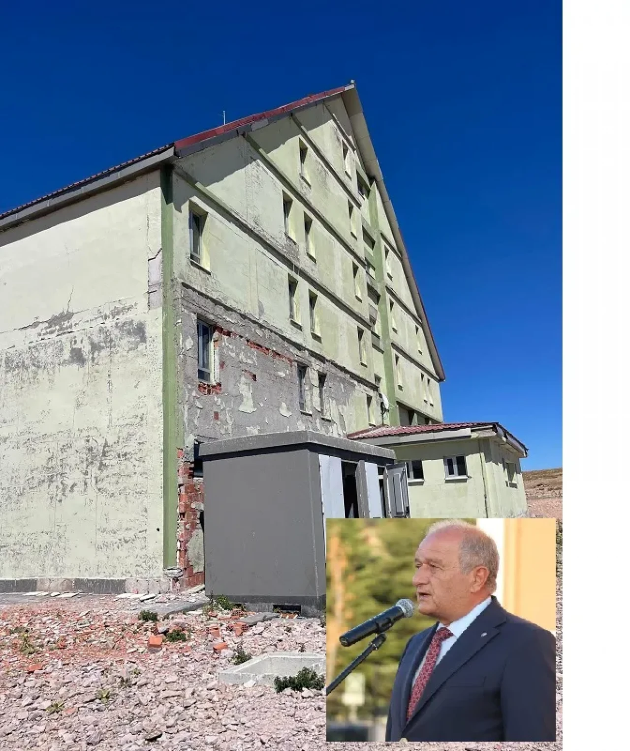 Yama Dağı Kayak Merkezi 14 yıldır çürümeye terk edildi!