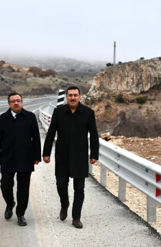 Bülent Tüfenkçi bu kez yol ve köprüleri denetledi!
