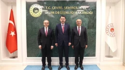 Vali Seddar Yavuz ve Başkan Sami Er Ankara'da Kurum'u ziyaret etti!