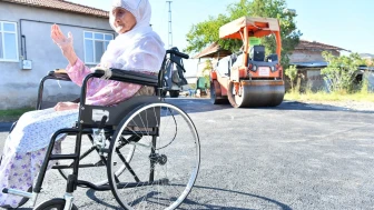 90 yaşındaki teyze istedi Başkan emri hemen yerine getirdi!