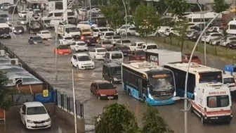 Malatya bu kez de dolu ve sağnak yağışa teslim oldu!