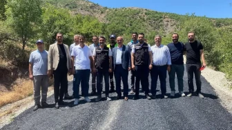 Kale İlçesi yangınla yandı, asfaltla yeniden doğuyor!