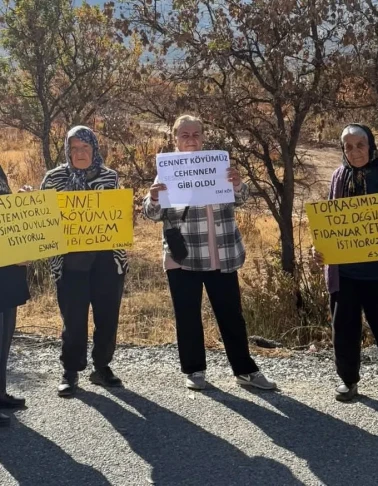 Doğanşehir Eskiköy'den yükselen ses: "Toz bulutları bizi esir aldı"