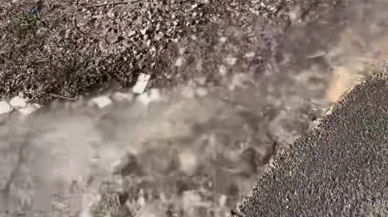 Malatya'da MASKİ yok! Temiz su boşa akmaya devam ediyor!