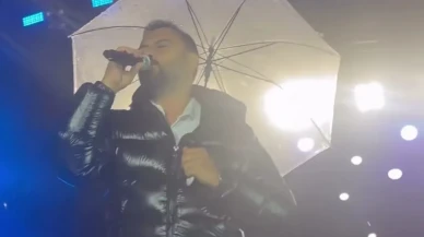 Gençler dolu ve yağmur altında Alişan ile eğlendi!