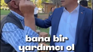 Başkan Sami Er'in yaşlı adamı itmesi büyük tepki aldı!