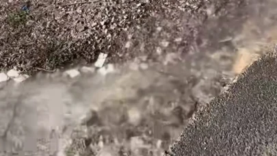 Malatya'da MASKİ yok! Temiz su boşa akmaya devam ediyor!