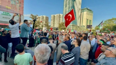 Malatya’da “Katil İsrail hesap verecek” sloganları gökleri inletti!