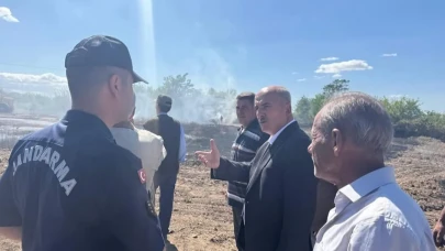 Kale'de korkutan yangın! Bu kez kayısı ağaçları  yandı!