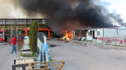 CHP Malatya Milletvekili Veli Ağbaba'nın İşyerinde Korkutan Yangın