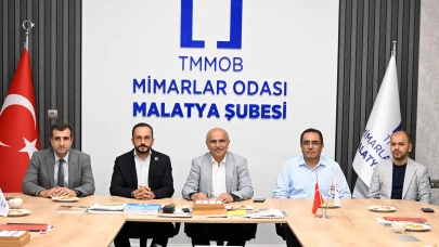 Başkan Sami Er'den Mimarlar Odası'na sürpriz ziyaret!