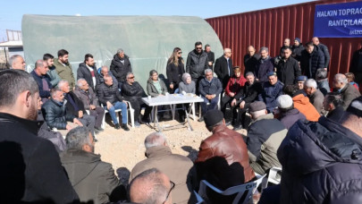 CHP'DEN İKİZCE'DE KÖYLÜ DİRENİŞİNE DESTEK