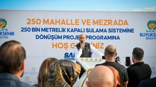 Sami Er’den Çiftçiye Can Suyu: 250 Mahalleye Boru Desteği