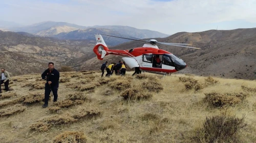 Helikopter Ambulans Her Yerde! Bu Kez Doğanşehirliye Koştu