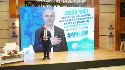 MALATYA BÜYÜKŞEHİR BELEDİYESİ ALTYAPI İÇİN HAREKETE GEÇTİ