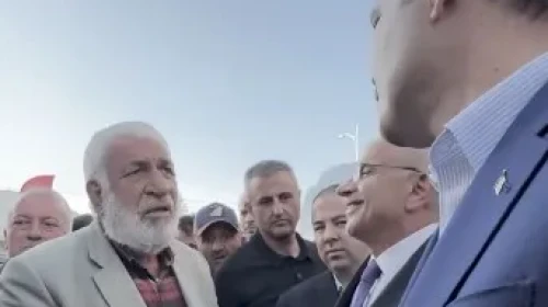 Murat Kurum Malatyalı vatandaşla tartışarak güldürmeyi başardı