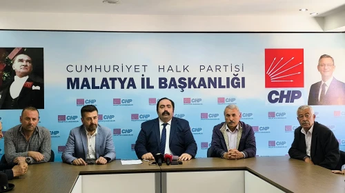 CHP İL BAŞKANI “MALATYA’DA TARIM FELÇ ÜRETİCİ YIKILMIŞTIR”
