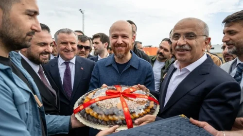 Sami Başkan’dan Cumhurbaşkanı oğluna Malatya’dan özel kayısı