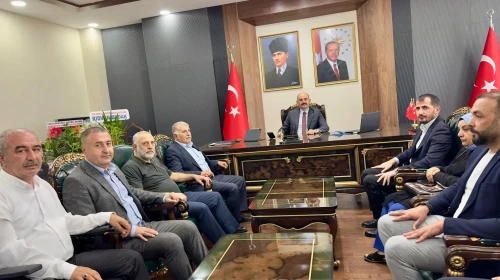 Kaymakam Sungur’a AK Parti’den hayırlı olsun ziyareti!