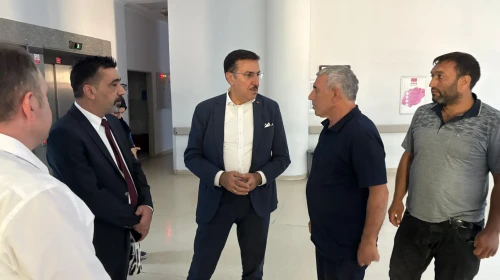 Milletvekili Bülent Tüfenkçi yoğun bakım hastaları ile görüşmüş!
