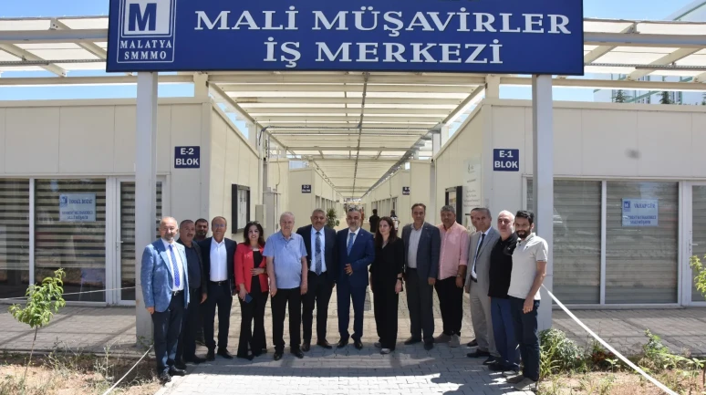 Mali Müşavirlere destek sözünü yeniledi.