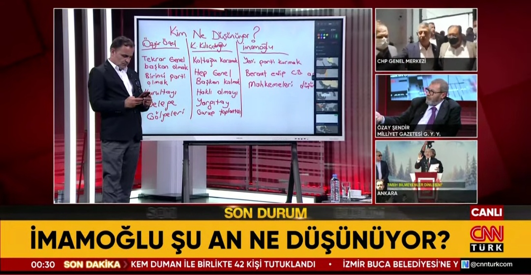 Gazetecilerin CHP için “Kara Tahta Oyunu” Tepki Çekti