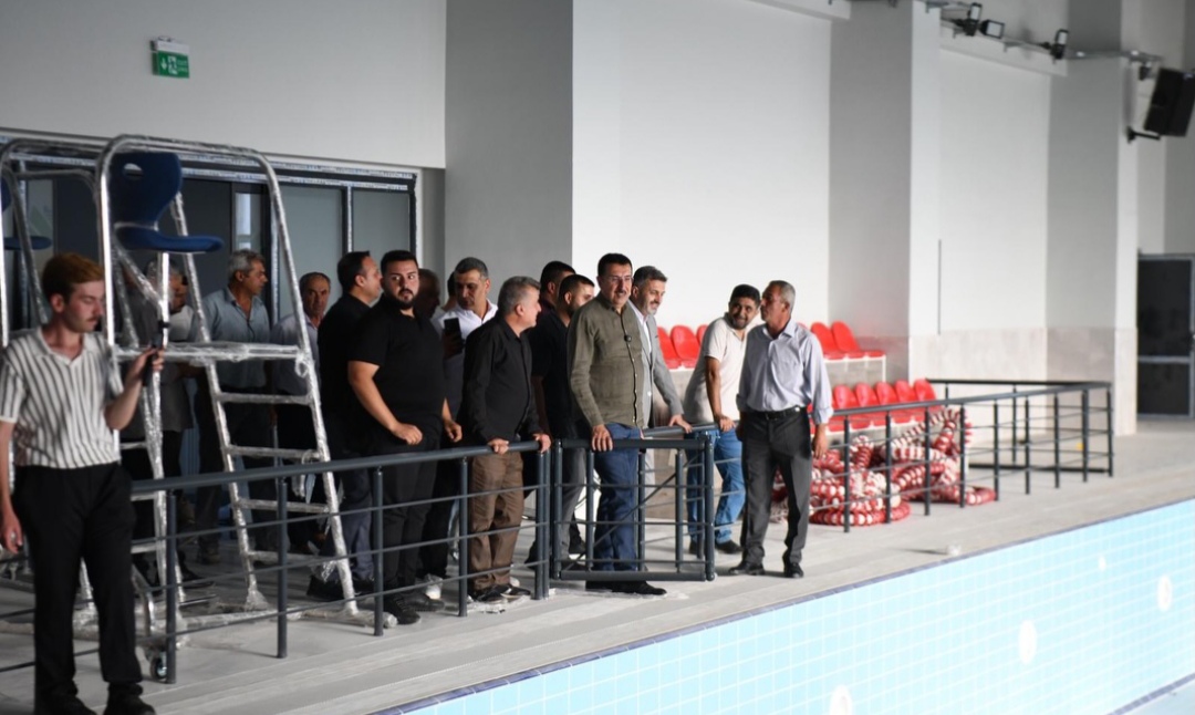 Yeni spor yatırımlarını Milletvekili Tüfenkci inceledi