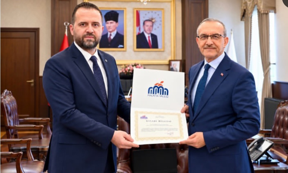 Yener Oba’dan Mersin öncesi Vali Yavuz’a veda ziyareti