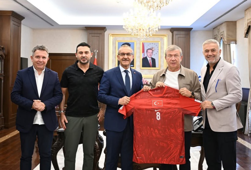 Sporun devleri valiyle buluştu!