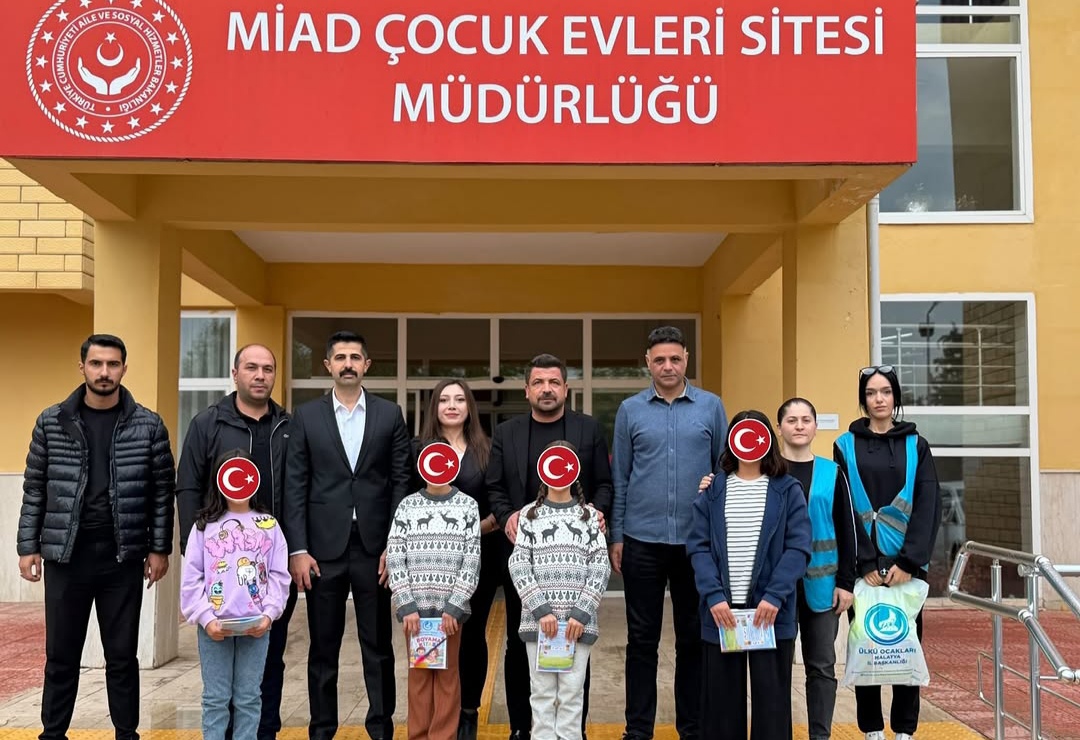 Malatya Ülkü Ocakları’ndan sevgi evlerine anlamlı ziyaret