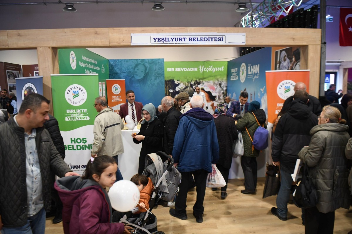 Yeşilyurt Belediyesi’nin tanıtım standı İstanbul’da yoğun ilgi görüyor